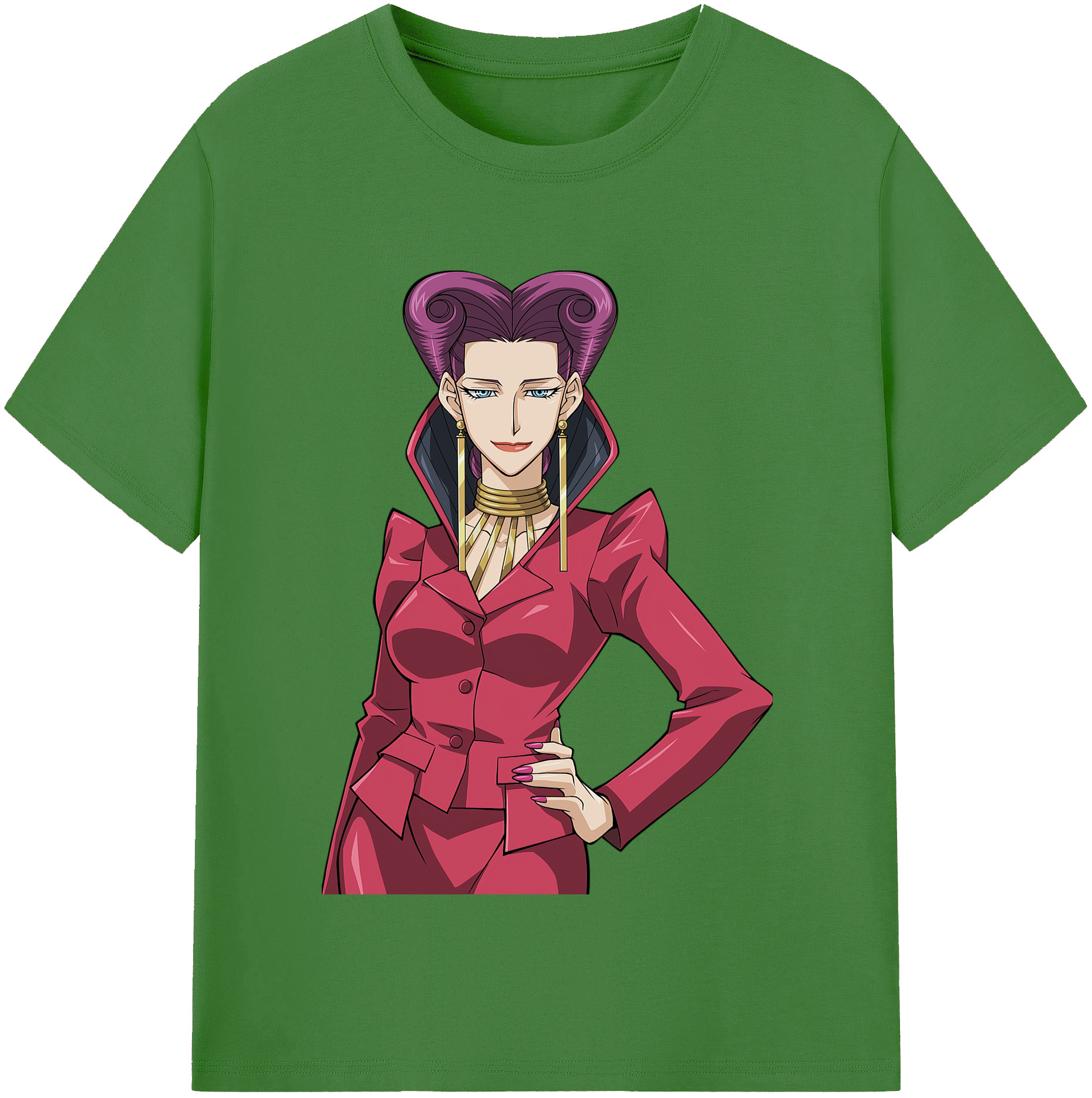 （画像用） 遊☆戯☆王 Yu-Gi-Oh! レディースカジュアルプリントTシャツ（綿100％）